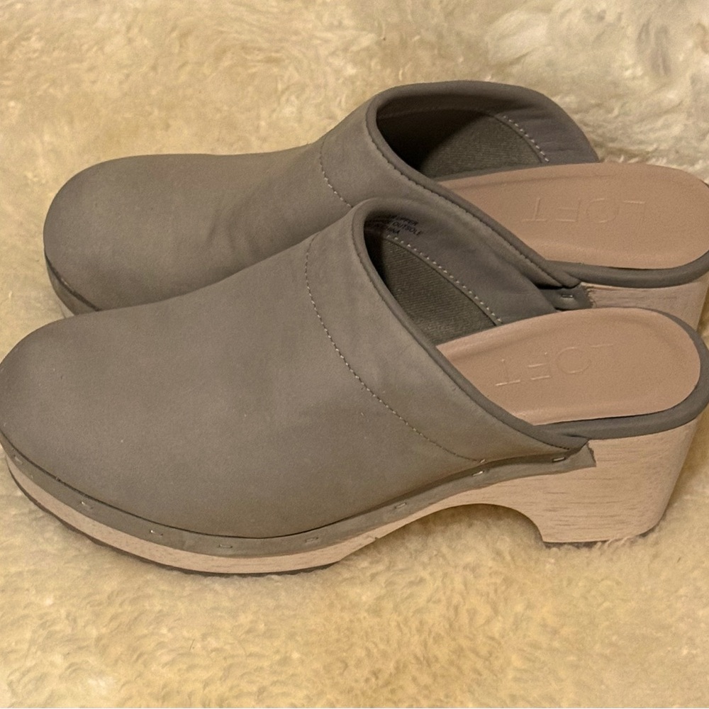 Loft Suede Clogs - image 2